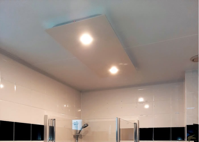 infraroodpaneel badkamerverwarming verlichting