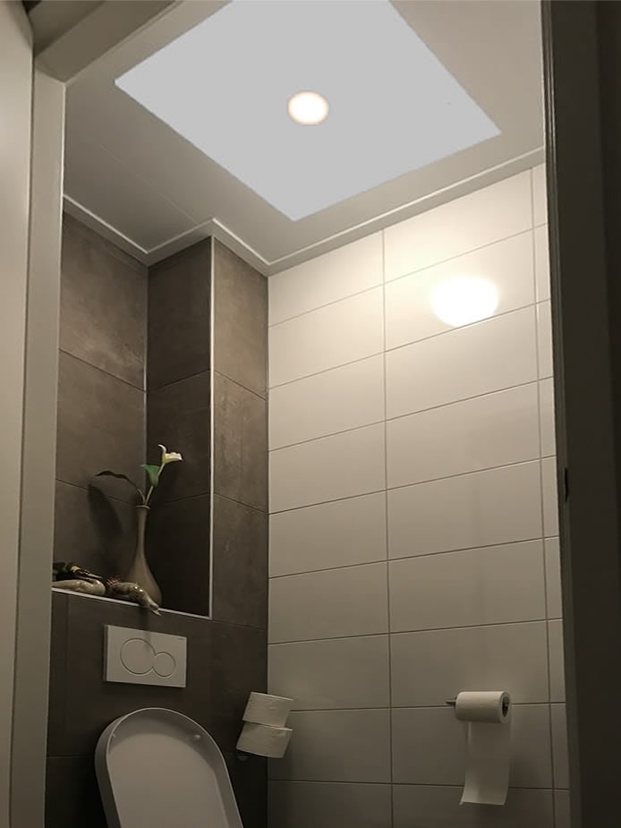 infrarood paneel toilet inclusief verlichting