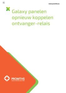 opnieuw koppelen galaxy paneel ontvanger relais
